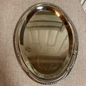 Candy Dish Serving Tray Platters
Metal Scroll Pattern 4 piece set